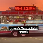 Juare'z Tacos food truck logo