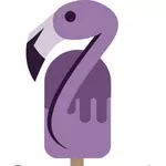 Purple Flamingo Pops logo