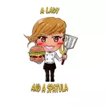 A Lady And A Spatula logo