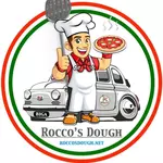 PIZZA @roccosdough logo