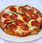 Sizzlin' Stone Pizza logo