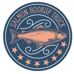 Salmon HookUp Truck logo