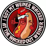 The Wacked Out Weiner Food Trucks logo