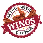 As You Wish Wings and Things logo
