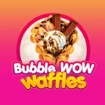 Bubble WOW Waffles logo
