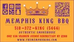 The Memphis King BBQ logo