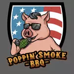 Poppin Smoke BBQ Trailer logo