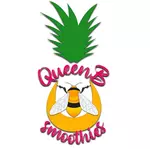 Queen B Smoothies logo