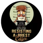 Resisting A-rrest Coffee logo