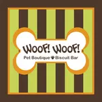 WOOF! WOOF! Pet Boutique & Biscuit Bar logo