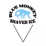 Blue Monkey Shaved Ice logo
