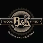 D&K Woodfired cuisine and catering logo