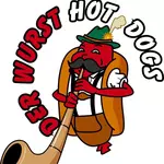Der Wurst Hot Dogs logo
