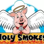Holy Smokes BBQ Food Truck logo