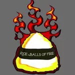 Rice Balls of Fire logo