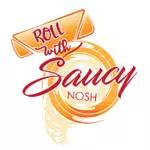 Saucy Nosh (Southern Egg-Rolls) logo