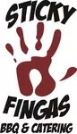 Sticky Fingas BBQ and Catering logo
