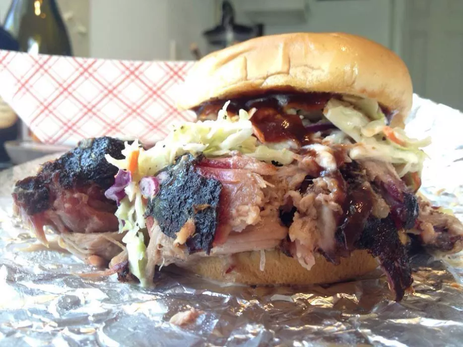 Memphis Style Pulled Pork Sandwich