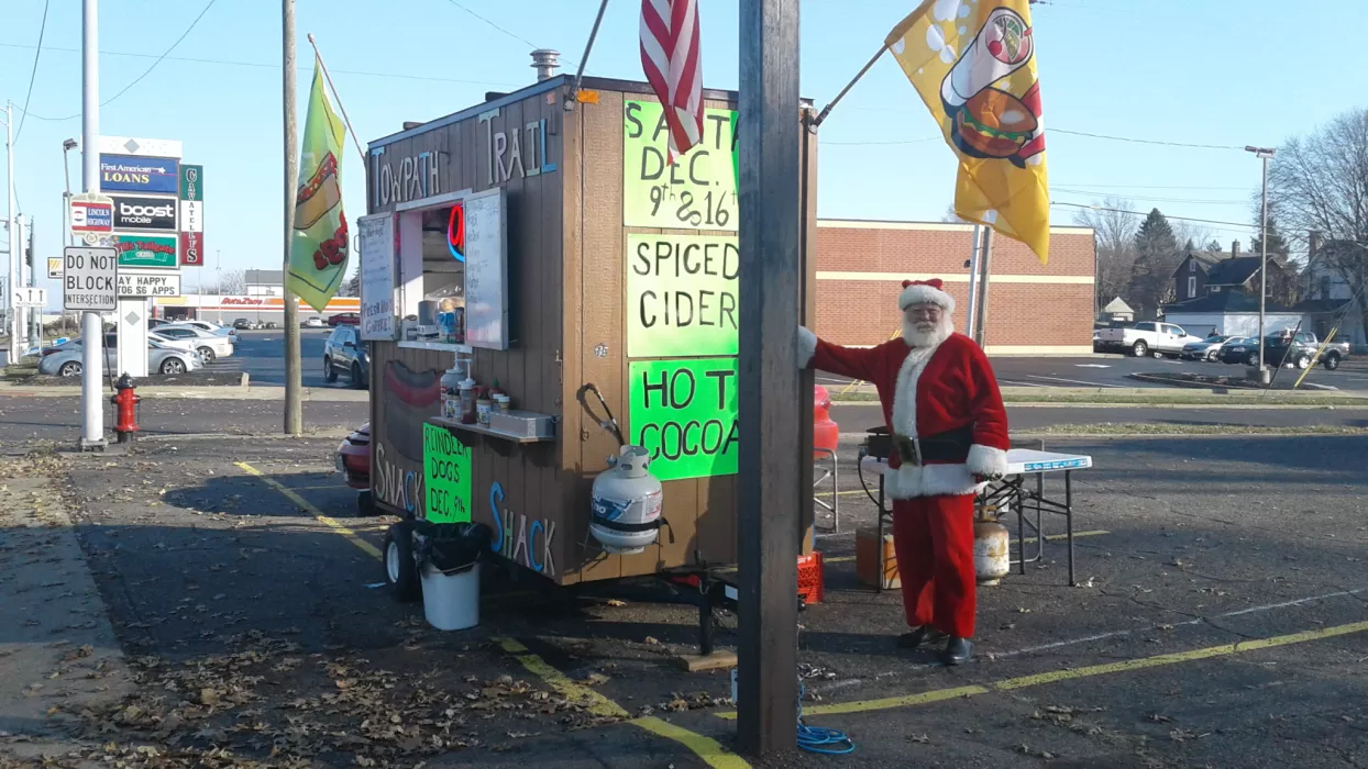 Sausage w/Santa @ Buried Treasures 2306 West Tuscarawas St, Canton