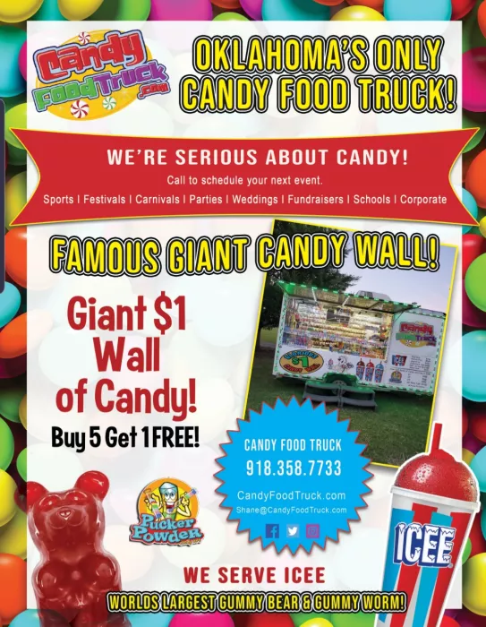 Candy Food Truck Flyer