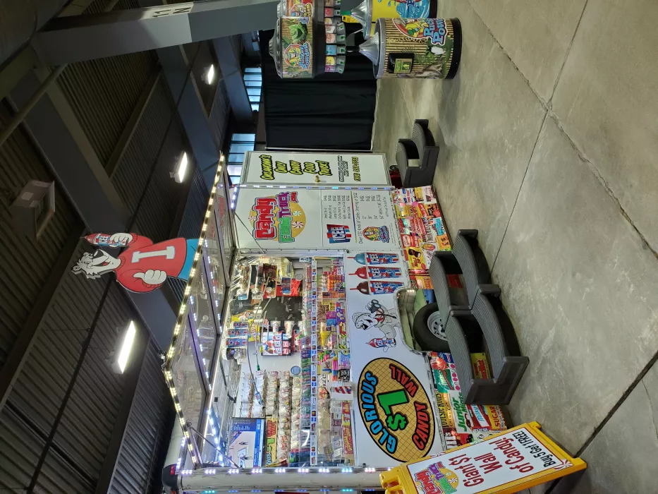 Candy food truck, icee, pucker powder