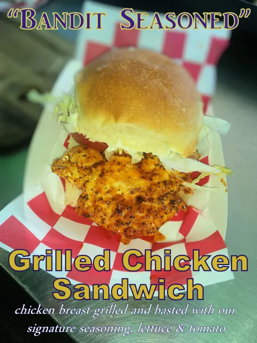 "Bandit Seasoned" Grilled Chicken Sandwich