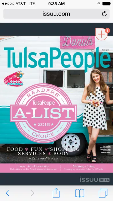 Voted Best Food Truck in Tulsa People Magazine (2014 &amp; 2015)