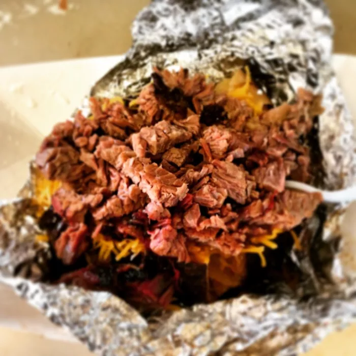 Loaded BBQ Baked Potato